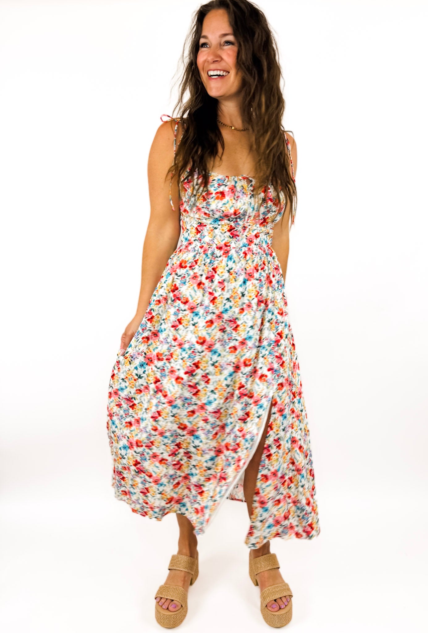 cutecumber maxi dress Girls Maxi Cutecumber Maxi Dress Girls' Sweet Strawberries Ruffle Maxi Dress Size: 11/12 By Mila