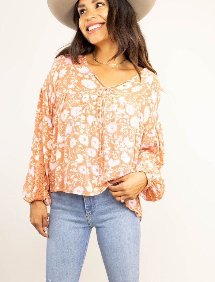 
                  
                    With Love Peasant Top
                  
                