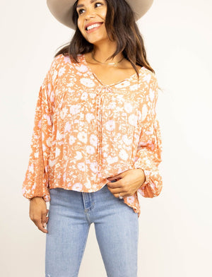 
                  
                    With Love Peasant Top
                  
                