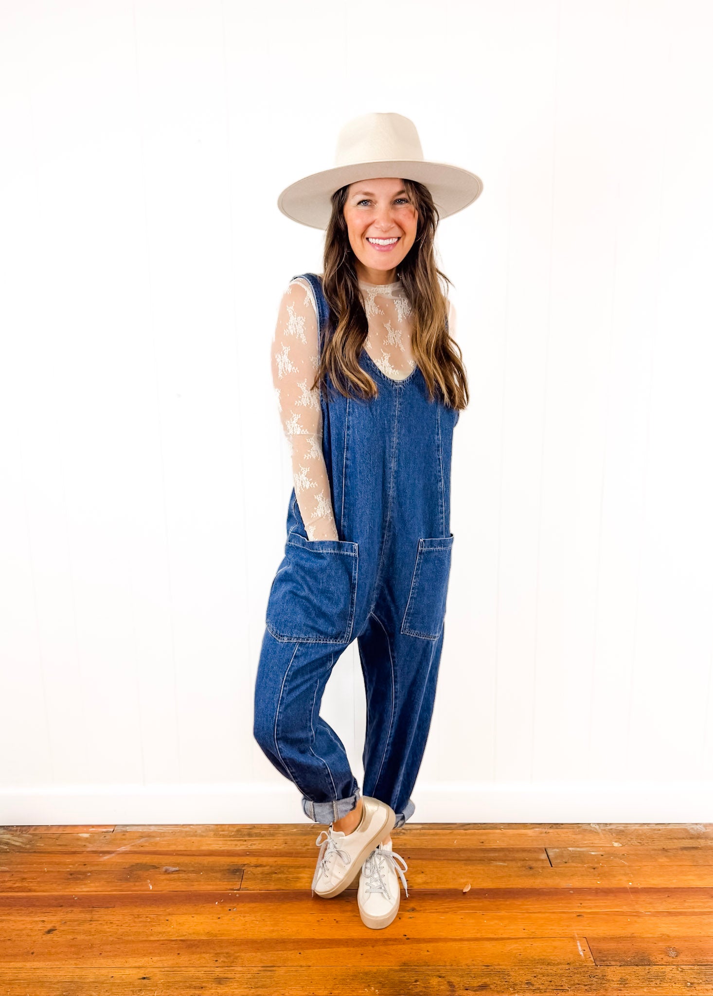 High Roller Jumpsuit ((sapphire blue)) – Flower Wild