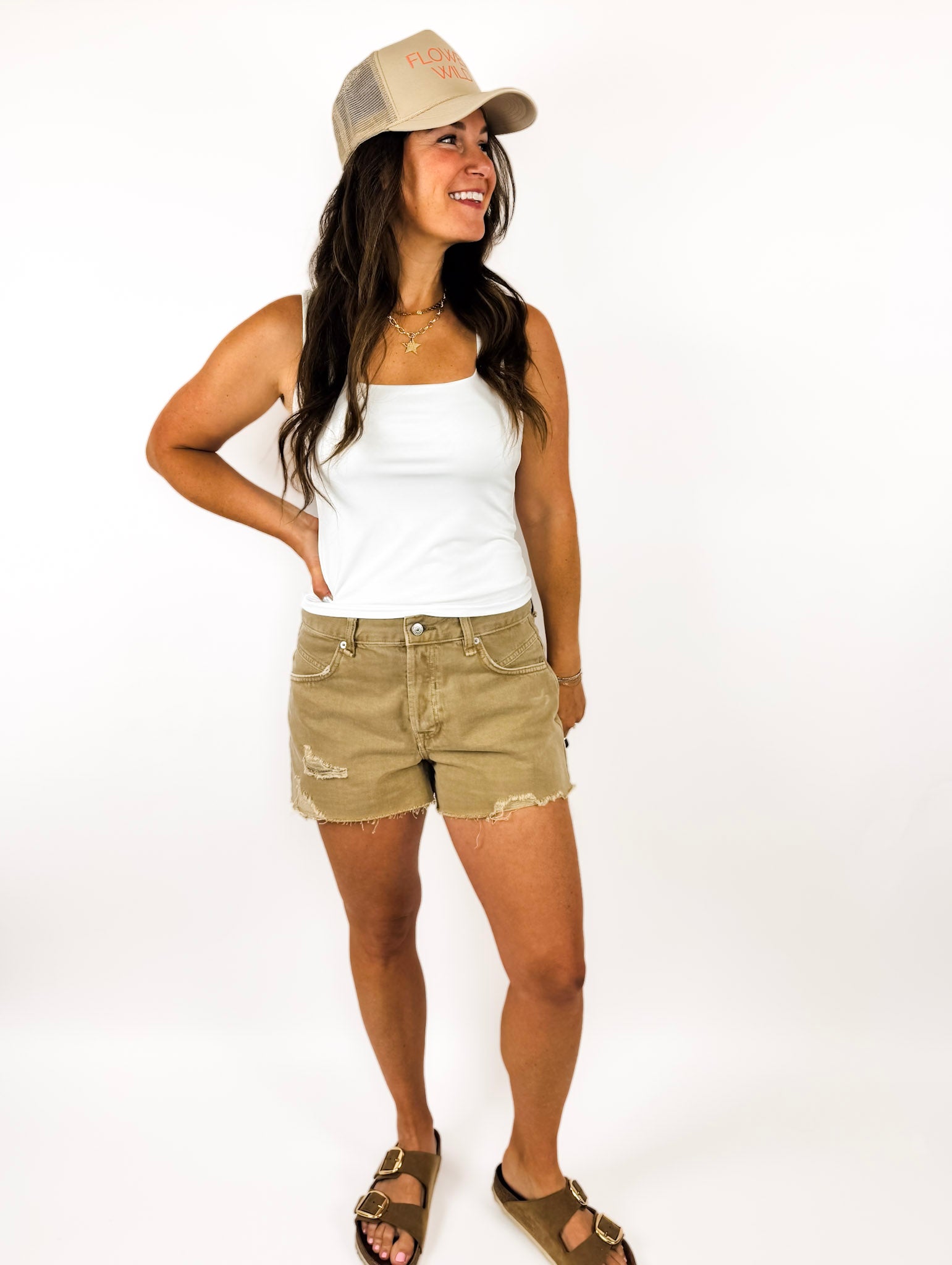 Slinky Tank (White) – Flower Wild