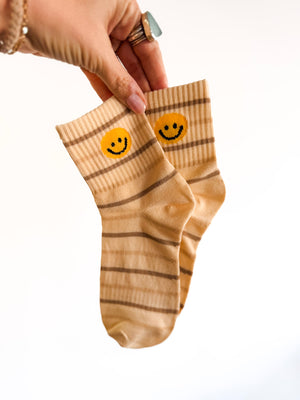 
                  
                    Happy Stripe Sock
                  
                