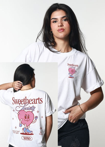 
                  
                    Sweethearts Society Tee
                  
                