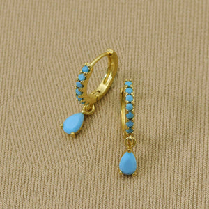 
                  
                    Turquoise Huggie Earrings
                  
                