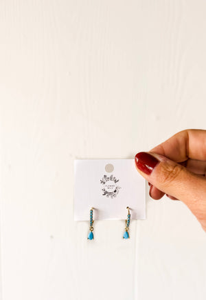 
                  
                    Turquoise Huggie Earrings
                  
                