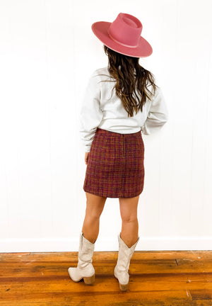 
                  
                    Tweed Mini Skirt
                  
                