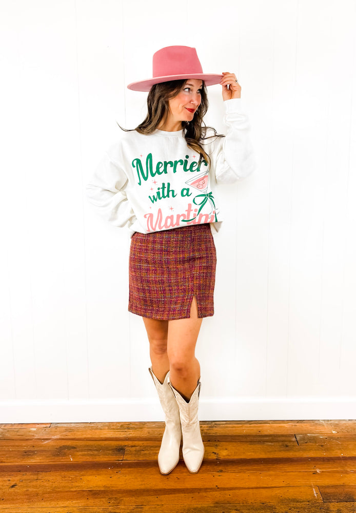 
                  
                    Tweed Mini Skirt
                  
                