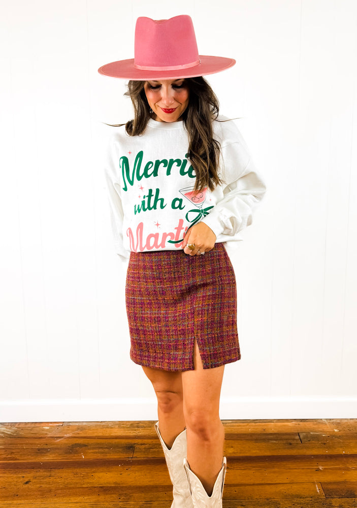 
                  
                    Tweed Mini Skirt
                  
                