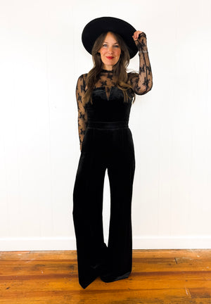 
                  
                    Silent Night Velvet Jumpsuit
                  
                