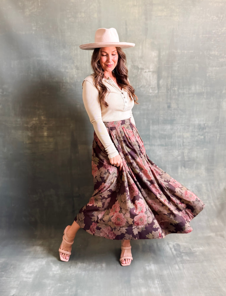 
                  
                    Fall Floral Skirt
                  
                