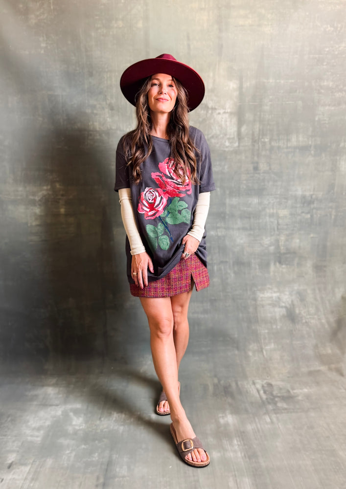 
                  
                    Tweed Mini Skirt
                  
                