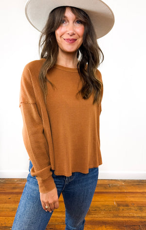 
                  
                    Aspen Waffle Knit ((nutmeg))
                  
                