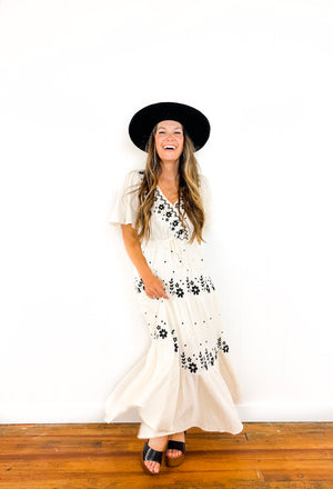 
                  
                    Midnight Daisy Maxi
                  
                