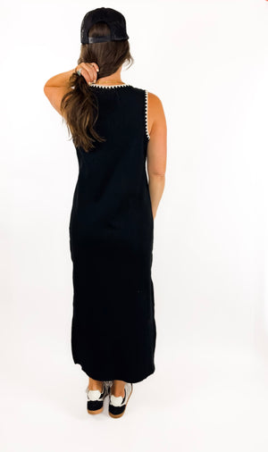 
                  
                    Delamer Midi Dress - Black
                  
                