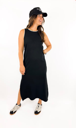 
                  
                    Delamer Midi Dress - Black
                  
                