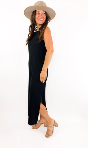 
                  
                    Delamer Midi Dress - Black
                  
                