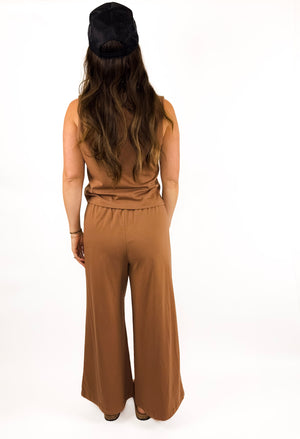 
                  
                    Sloane V-neck Tank - Teakwood
                  
                