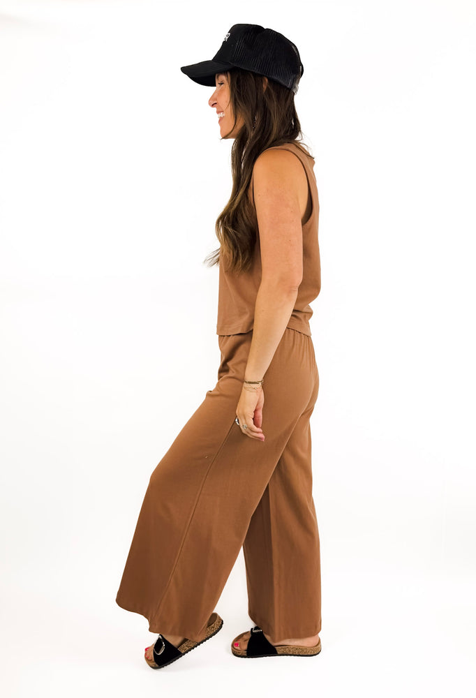 
                  
                    Sloane V-neck Tank - Teakwood
                  
                