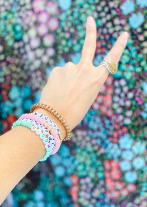 Fashion Boho Custom Bead Letter Bracelet Initial Multicolor Handmade Cheap  Summer Beach DIY Jewelry Gift For Women Men - AliExpress
