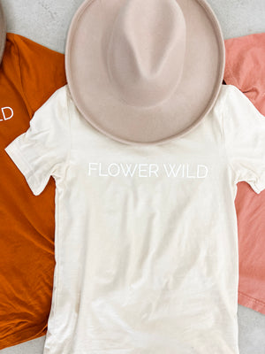 
                  
                    FLOWER WILD tee ((cream))
                  
                