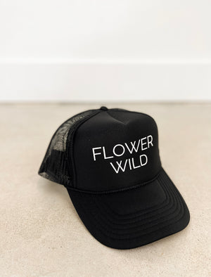 
                  
                    Flower Wild Trucker Hat ((black+white))
                  
                